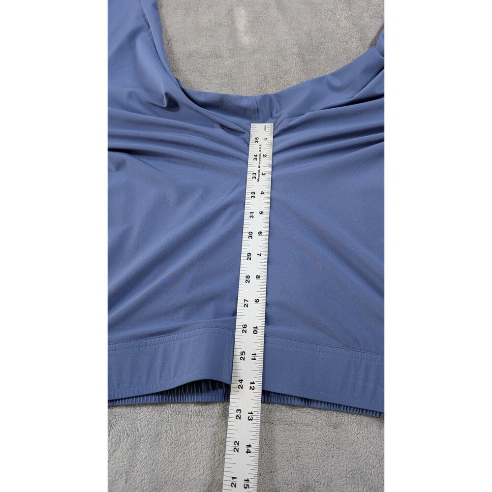 Eddie Bauer Pants Womens XL Blue Stretch Pull On Pockets Athleisure Activewear - Picture 9 of 11